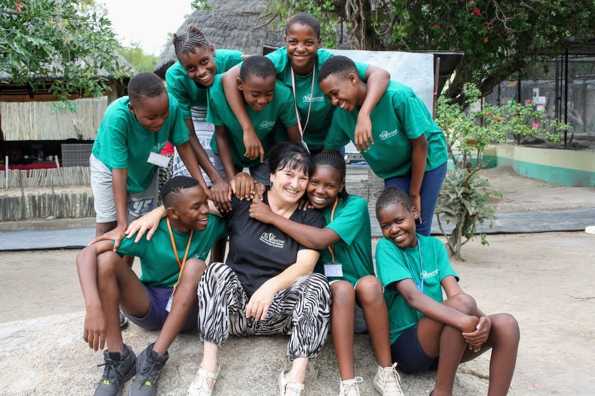 Michele With Children
